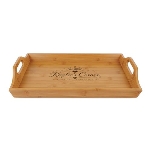 Bamboo Serving Tray (Engraving)